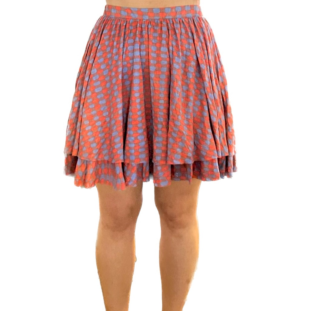 Marc Jacobs spring/summer skirt. An XS (fits more like 4/6) Orange/blue checks.